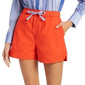Alex Mill Sunny Cotton Red Shorts